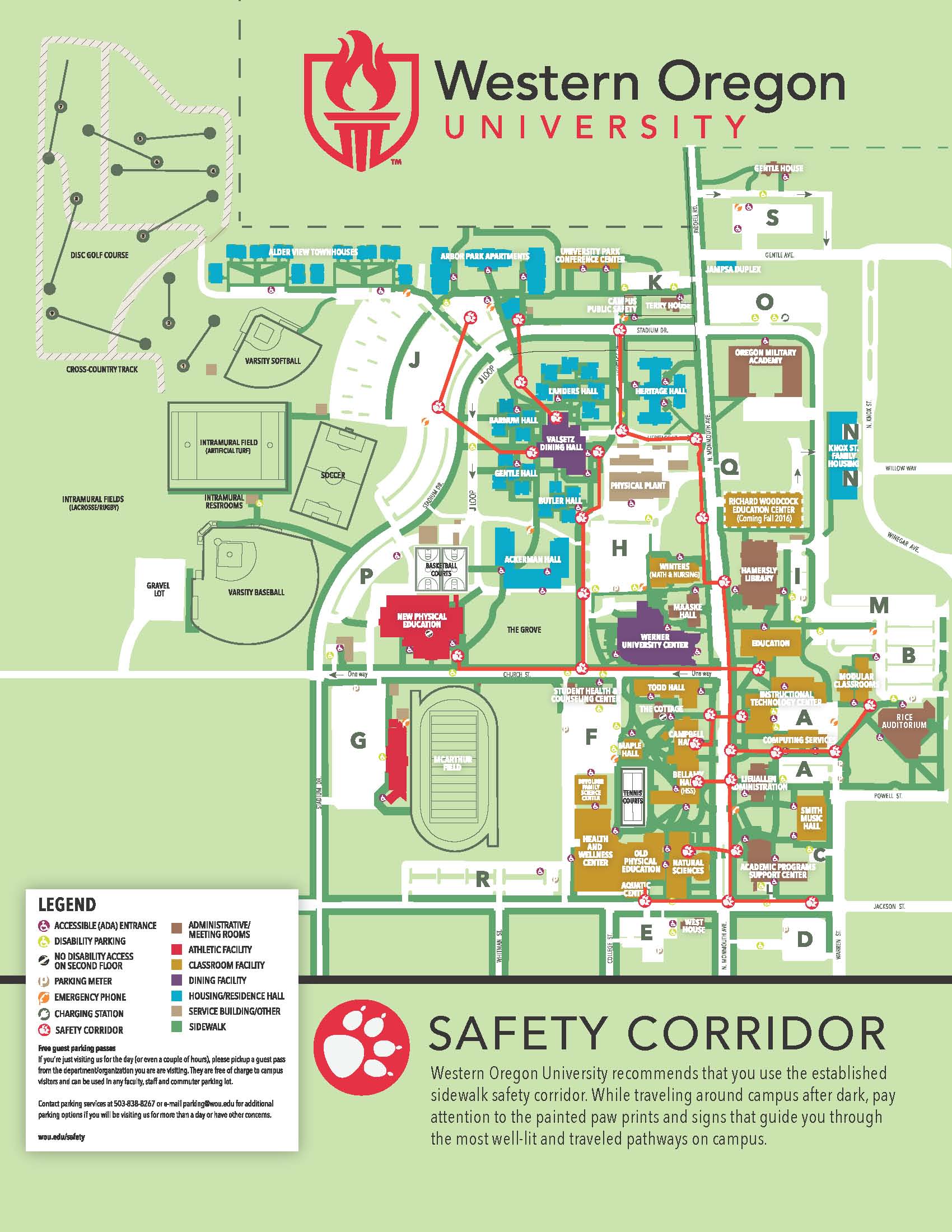 Campus Map Information Services Oregon State University Induced Info