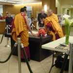 Distributing the sand