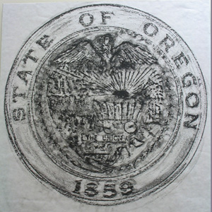 State Seal The state seal can be found in most buildings owned or operated by the state of Oregon. There are two state seals located in front of the Police Academy.
