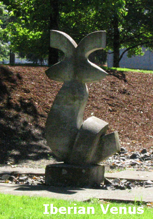 Manuel Izquierdo “Iberian Venus” Installed in: September 1975, dedication ceremony October 1976 Location: New Grove, near the New Physical Education Building.