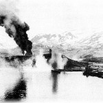 apanese bombing of Dutch Harbor, 4 June 1942... Historical Photo - Public Domain: Naval Historical Center Department of the United States Navy