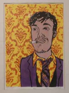 "Shirt Paper" 2005 Screen Print 8 x 11.5