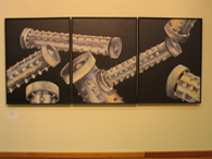 Curlers, oil on canvas