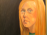 Self Portrait, oil on canvas