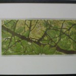 Through the Leaves Linolium