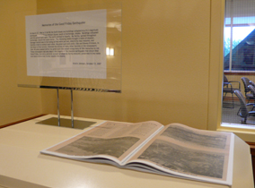 An explanation and re-created newspaper.