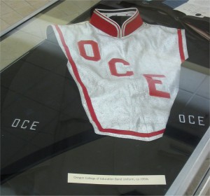 Oregon College of Education Band Uniform, 1968 - 1983.