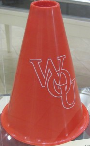 Western Oregon University Cheer Cone, ca 1990s