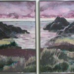 Coast Diptych Dale Bunse acrylic, no date $500