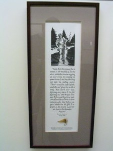 Roderick Haig Brown broadside on loan from Richard Bunsee