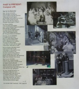 Say! Do you remember....? A poem printed in the 1920 yearbook