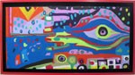 The Defender Dan Cannon Acrylic on tyvec, 2004 $350