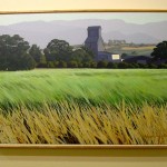 Scharf's Elevator acrylic on panel