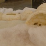 CANADA: Multiple family iglu only used by the Inuit of Baffin Island. Only Inuit who lived in snow houses for long term periods of time.