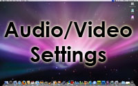 Audio Video Settings